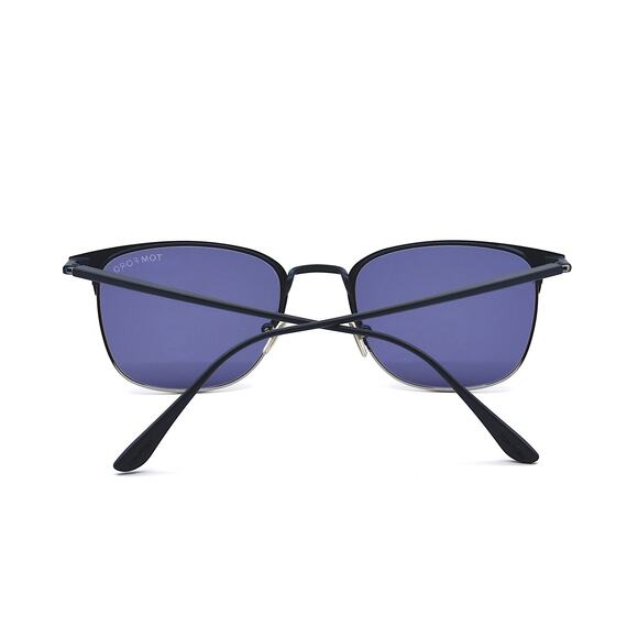 NEW TOM FORD LIV TF851/S 91V BLUE SILVER UNISEX AUTHENTIC SUNGLASSES - Picture 6 of 12